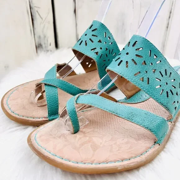 Born Teal Women's Sandals - Picture 2 of 8